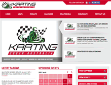 Tablet Screenshot of kartingsa.com.au
